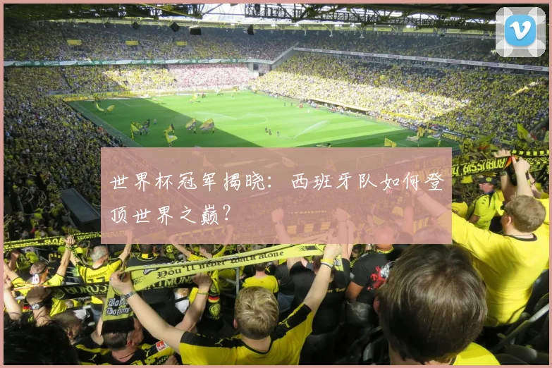 世界杯冠军揭晓：西班牙队如何登顶世界之巅？